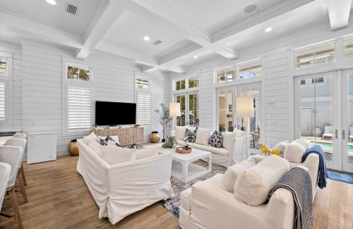 Beach District Casa | WaterColor Luxury on 30A! 63 Western Lake, Park District, Pool, 7 Bdrms, Slps 16 home