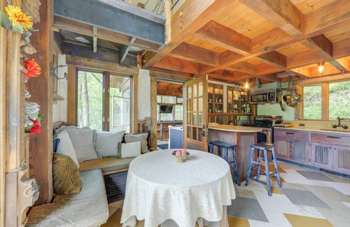 Cullowhee Cabina | Waterfall Views - 'Blue Ghost' Cabin in Cullowhee!