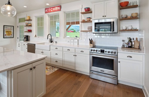 Laclede Casa | Waterfront, Boat Lift, Hot Tub, Luxury Farmhouse