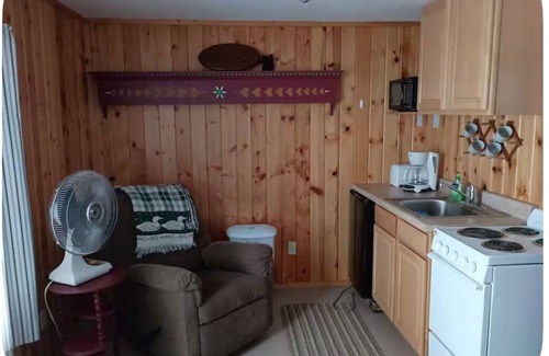 Rhinelander Cabina | Waterfront cabin only 10ft from the waters edge.