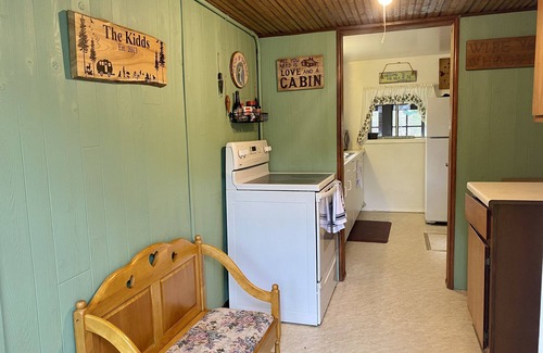 Manistique Casa | Waterfront Cabin w/ Private Dock & Outdoor Bar near Munising/Manistique