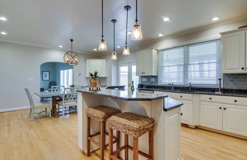 Cambridge Casa | Waterfront Cambridge Gem w/ Hot Tub, Pool & Dock!