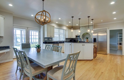 Cambridge Casa | Waterfront Cambridge Gem w/ Hot Tub, Pool & Dock!