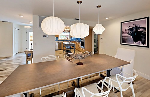 Sarasota Casa | Frente costero 3 BR / 3 BTH w / Pool, 50 pies. Muelle, a pie de playa