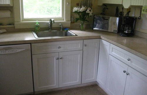 Mystic - New London Cabaña | Waterfront Cottage, Mason's Island, Mystic, CT, pasos de la playa