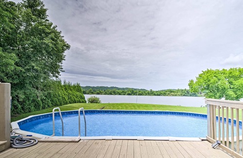 Decatur Casa | ¡NUEVO! Casa frente al río Decatur con piscina privada y muelle
