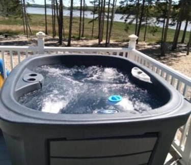 Gouldsboro Casa | Waterfront Family & Pet Friendly Home with Hot Tub "Sandpiper Shores"
