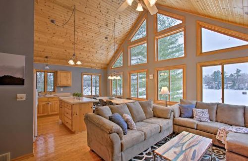 Fife Lake Casa | Waterfront Fife Lake Cottage Dock, Kayak, Sunroom