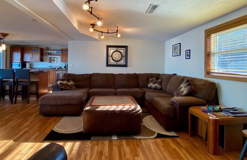 Sturgeon Bay Casa | Waterfront gem, sandy beach, modern kitchen, large great room, free firewood