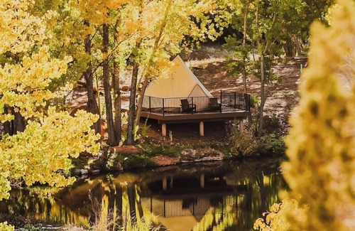 Kanab Alquiler De RV | Waterfront Glamping Suite w Private Deck #2