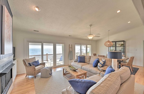 Harkers Island Casa | ¡NUEVO! Harkers Island Home w / Waterfront Sunset View!