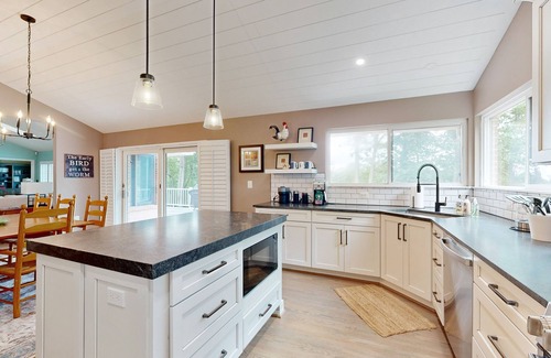 Lusby Casa | Waterfront home, dock, pool, pickleball, dog-friendly, fireplaces, a/c, jacuzzi