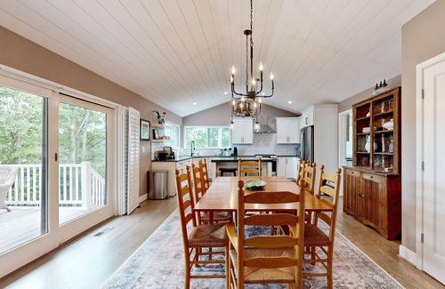 Lusby Casa | Waterfront home, dock, pool, pickleball, dog-friendly, fireplaces, a/c, jacuzzi