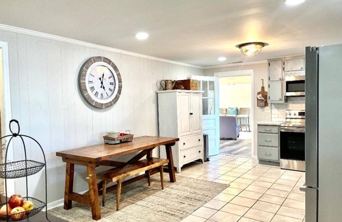 Lavonia Casa | Waterfront home for 12: pets welcome, covered deck, boat slip, beach area, grill