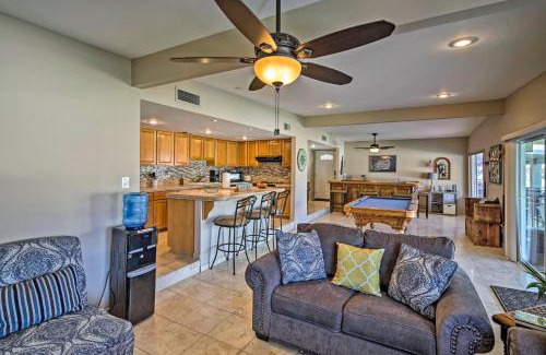 Parker Strip Casa | Waterfront Home in Parker with Mtn Views and Dock!