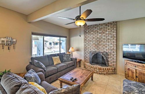 Parker Strip Casa | Waterfront Home in Parker with Mtn Views and Dock!