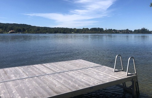 Lake Leelanau Cabaña | Relax & Reklein- Lake Leelanau-Waterfront-Main house & guest hs