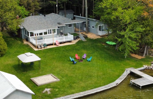 Lake Leelanau Casa | Waterfront home on South Lake Leelanau, pet friendly, beautiful sunsets. .