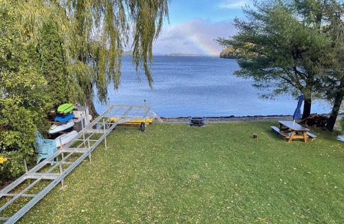 Belgrade Casa | Waterfront Home, Sandy Beach, Belgrade Lakes Maine
