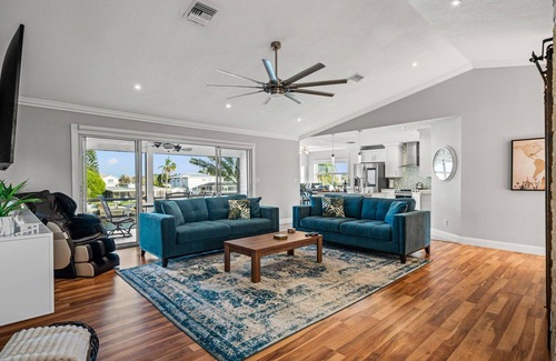 Spring Hill Casa | Waterfront home w/ direct gulf access + pool + hot tub + activites!