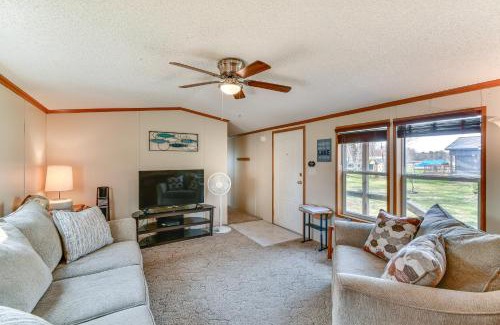 Gladwin Casa | Waterfront Home with Boat Slips in Northern Michigan