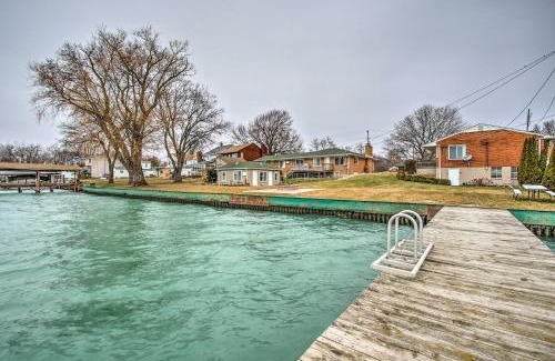 Anchorville Casa | Waterfront Home with Shared Dock on Lake St Clair!