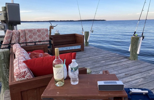 Lottsburg Casa | Waterfront, hot tub, screen porch, kayaks, SUP, pier fishing, private feel
