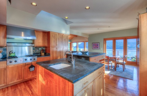 Eastsound Casa | Waterfront! - Incredible views; Private rocky beach; Gourmet Kitchen; Spa/Sauna