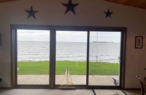Little Sturgeon Casa | Waterfront Island View Retreat on Rileys Point in Southern Door County, WI
