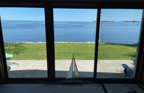 Little Sturgeon Casa | Waterfront Island View Retreat on Rileys Point in Southern Door County, WI