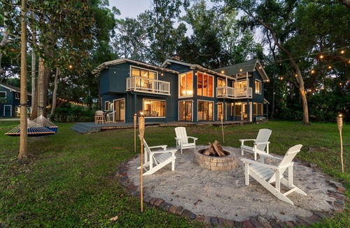Lake Magdalene Casa | 6 Acre Lakefront Farmhouse W / SKI LAKE ACCESS, Kayak, SUP y Bass Fishing