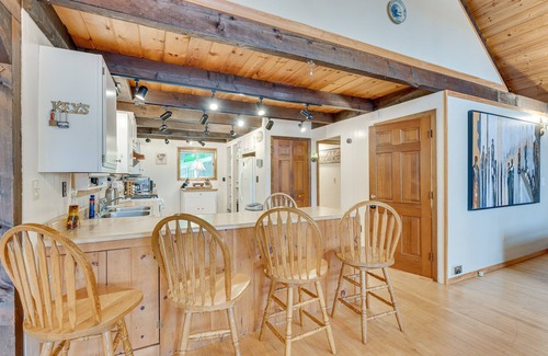 Lake Arrowhead Cabina | Waterfront Lake Arrowhead Cabin w/ Dock & Fire Pit