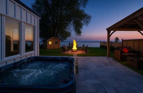 Keswick Cabaña | Casa de campo de lujo Tex Waterfront (35 minutos en coche de Toronto)