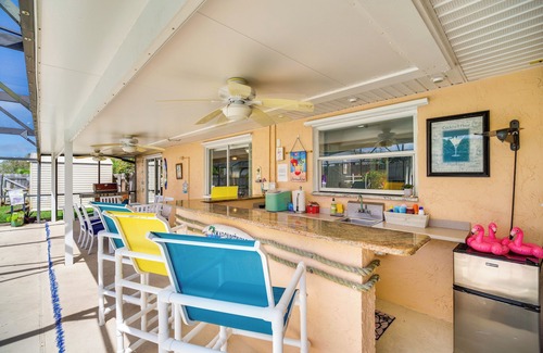 Holiday Cove Cabaña | Waterfront Merritt Island Vacation Rental w/ Pool!