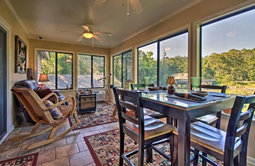 Midway Casa | Waterfront Midway Home with Sunroom and Large Yard