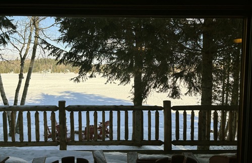 Saranac Lake Cabina | Cabina de alces frente al mar en el lago Colby, lago Saranac