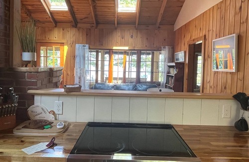 Standish Cabaña | WATERFRONT ON SEBAGO LAKE, SANDY BEACH, DOCK, MOORING, AC, AND PET FRIENDLY