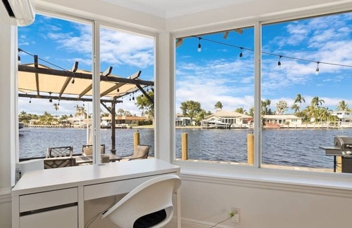 Cypress Lakes Casa | Waterfront pool home! Ocean access! open canal