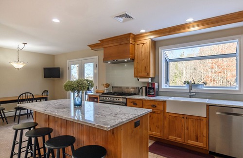 Goshen Casa | Waterfront renovated country house with deck, close to hiking, skiing