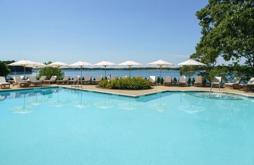 Shelter Island Heights Casa | Waterfront Retreat with Heated Pool, Spa & Seasonal Water Sports