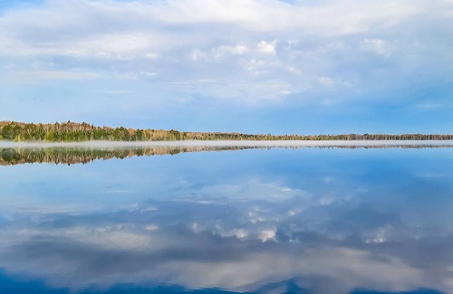 Presque Isle Casa | Waterfront suite on South Turtle Lake with communal dock, rowboats & firepit