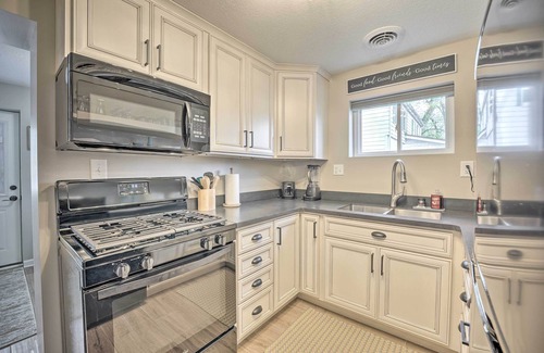 Syracuse Cabaña | Waterfront Syracuse Home w/ Patio & Fire Pit!