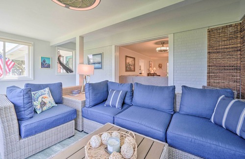 Myrtle Grove Casa | Waterfront Wilmington Home w/ Sunroom & Views