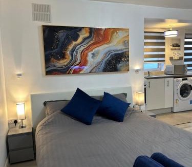 Watford Apartamento | Watford Junction, King Size Bed
