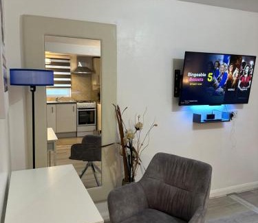 Watford Apartamento | Watford Junction, King Size Bed