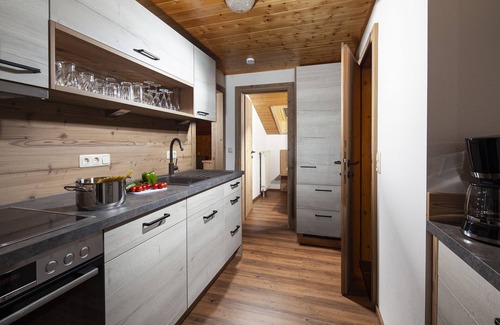 Winkl Apartamento | Watzmann, 1-4 pers., Aproximadamente 70 metros cuadrados, 2 dormitorios, 2x ducha / WC, Bauernstube, cocina, balcón