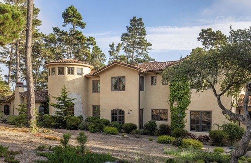 Pebble Beach Casa | Wave House, New, Mediterranean 5-bedroom, 5 bath stunning home by the Lodge