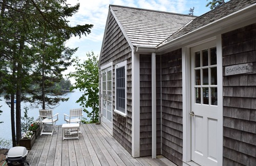 Seal Cove Cabaña | The Boat House (o "Honeymoon Suite") en el borde del agua de Blue Hill Bay, MDI