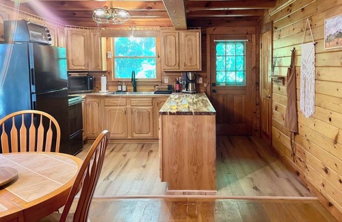Livingston Manor Casa | Welcome to Elk Point! A cozy 2 BR/2 BA cabin with mountain views, woodstove, deck, and fire pit. Hiking trails right nearby, with Livingston Manor just a 10‑minute drive away.
