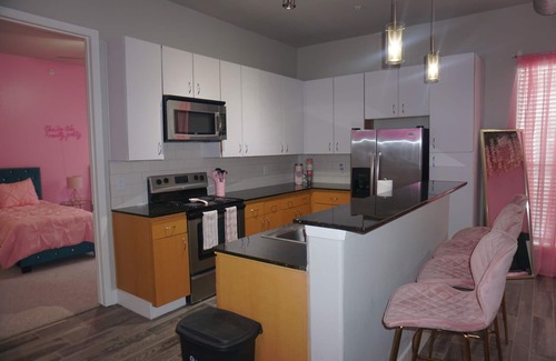Energy Corridor Apartamento | Welcome to Gurl World Pink 2 bdr Loft
